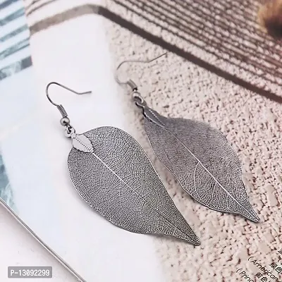 DYDU 1 Piece Leaf Charms Pendant Findings for Jewelry Making Craft Black 4X6cm (59001134DY)-thumb2