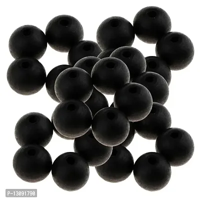 DYDU 30 Pieces Round Wooden Beads DIY Jewelry Craft Making 14mm Loose Beads #5 (56027701DY)-thumb3