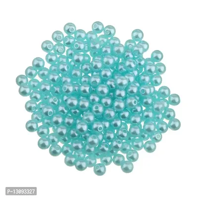 DYDU 400Pcs Imitation Pearl Bead Loose Spacer Pierced Beads DIY Finding 4mm Blue (56027945DY)-thumb0