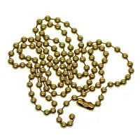 DYDU 1Strand Brass Round Beads Ball Chain Connecor for Jewelry Making 24inch (59031805DY)-thumb1