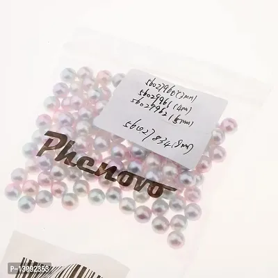 DYDU Wholesale DIY Round PVC Pearl Loose Beads Jewelry Making Craft 50pcs 8mm (56027834DY)-thumb0