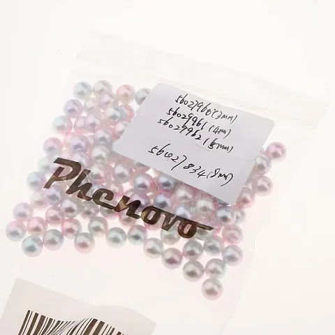 DYDU Wholesale DIY Round PVC Pearl Loose Beads Jewelry Making Craft 50pcs 8mm (56027834DY)