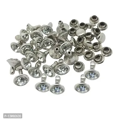 DYDU 20 Sets Rhinestone Round Rivets Rapid Studs 8mm (59003284DY)-thumb0