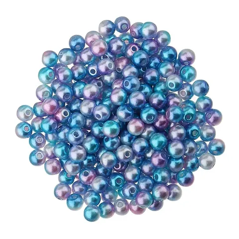 DYDU 500Pcs 4mm Colored Imitation Pearl ABS PVC Loose Beads DIY Jewellery 2# (59012482DY)