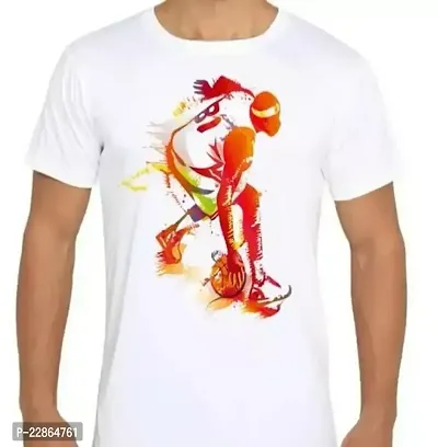 Stylish Fancy Cotton T-Shirts For Men-thumb0