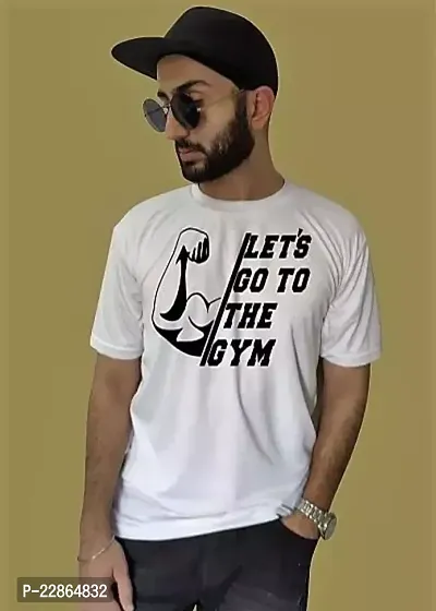 Stylish Fancy Cotton T-Shirts For Men-thumb0