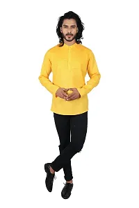 Ethnic Factory Men's Trendy Short Kurta-thumb3