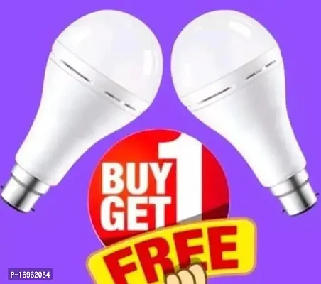 Pack of 2 Emergency Rechargeable Light Bulbs AC/DC LED 12W-thumb0