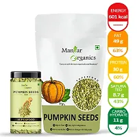 ManHar Organics Raw Pumpkin Seeds for eating Jar 525gm AAA Grade | Protein Rich Superfood |-thumb2