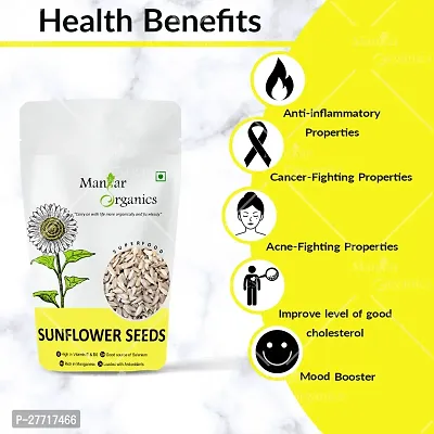 ManHar Organics Raw Sunflower Seeds 250gm for eating - AAA Grade | Protein and Fiber Rich Superfood |-thumb3