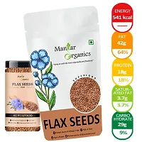 ManHar Organics Raw Flax Seeds 1KG- Alsi Seeds for Weight Loss, Diet Food-thumb1