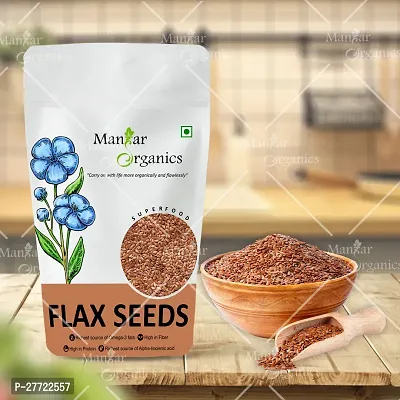 ManHar Organics Raw Flax Seeds 1KG- Alsi Seeds for Weight Loss, Diet Food-thumb5