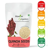 ManHar Organics Gluten Free Quinoa Seeds 250gm for Weight Management-thumb1