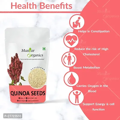 ManHar Organics Gluten Free Quinoa Seeds 250gm for Weight Management-thumb4
