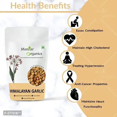 ManHar Organics Himalayan Garlic/Kashmiri Lehsun 100gm - Himalayan Single Clove Garlic or Snow Mountain Garlic for strong Immunity  Diabetes-thumb2