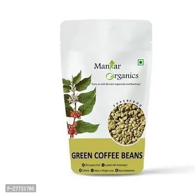 ManHar Organics Columbian Green Coffee Beans 250gm - Unroasted Arabica Coffee for Weight Management | Natural Immunity Booster-thumb0