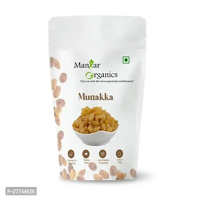 ManHar Organics Natural Munakka Raisins 500gm, Munakka Dry Fruits | Munaka | Munnaka