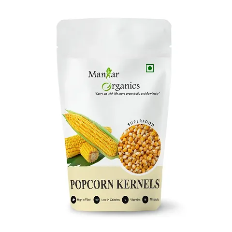 ManHar Organics Popcorn 1Kg| Makka |Classic Butterfly Corn Kernels|