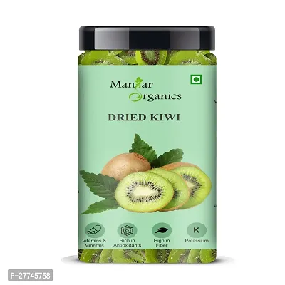 ManHar Organics Premium Dried Kiwi Jar 450gm | Delicious  Healthy snack | Low Calorie and Dehydrated Kiwi, Dry Kiwi Slice | High in Protein  Dietary Fiber |