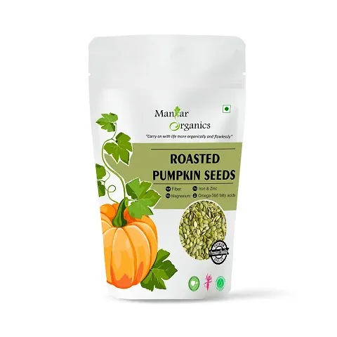ManHar Organics Roasted Pumpkin Seeds 1KG for eating- - AAA Grade |Protein and Fiber Rich Superfood|