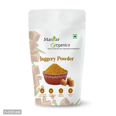 ManHar Organics Natural Jaggery Powder 100gm | Gud Powder | Unrefined and Unadulterated-thumb0