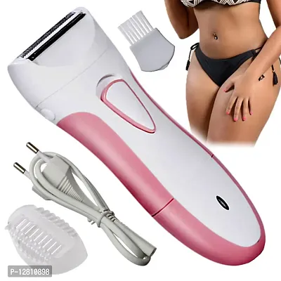 2in1 Ladies Rechargable Waterproof Full Body Hair Remover Trimmer Foil Shaver Painless Epilators 3 Blade Razor-thumb0