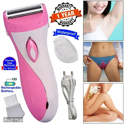 2in1 Women Lady Rechargable Waterproof Full Body Hair Remover Trimmer Painless Epilator 3 Blade Razor Foil Shaver-thumb0