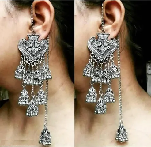 Stylish Oxidized Earring for Girls