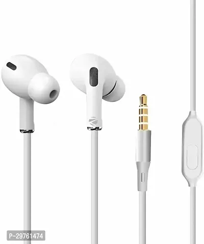 Tulip Wired In Ear Earphone With Mic Wired Headset White In The Ear-thumb0