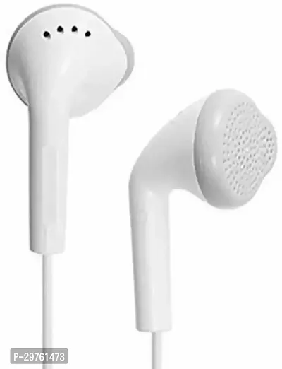 Wired Universal 3.5Mm Jack Inearphone Compatible For Moto G4 Plus Wired Headset White In The Ear