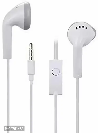 Wired In Ear Earphone With Mic Wired Headset White In The Ear-thumb0