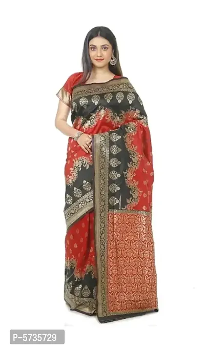 Women's Banarasi Silk saree with Blouse Piece