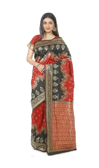 Bollywood Banarasi Silk saree with Blouse Piece