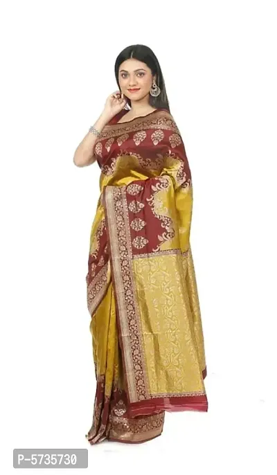 Women's Banarasi Silk saree with Blouse Piece