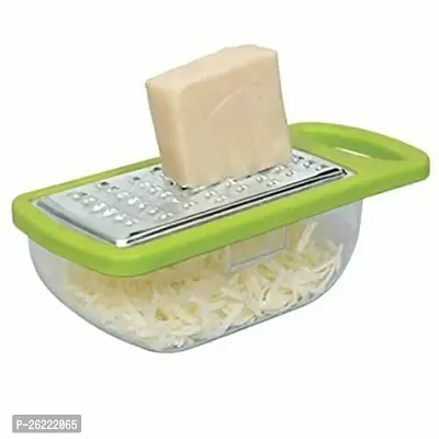 Cheese Grater Stainless Steel Kitchen Grater with Container Box Storage for Vegetables-thumb0