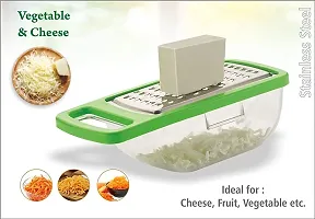 Cheese Grater Stainless Steel Kitchen Grater with Container Box Storage for Vegetables-thumb2