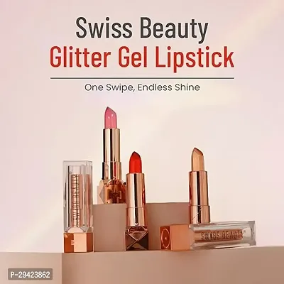 Glitter Color Change Gel Lipstick Moisturising Glossy Finish Gives A Natural Colour-thumb2