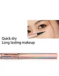 Lack Liquid Eyeliner, Waterproof Eye Liners Long-Lasting Super Slim Makeup Eyeliner Pen Gel-thumb3