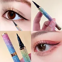 Professional Matte Black Liquid Eyeliner, Starry Eye Liner Pen Smudge-Proof Waterproofs Long Lasting Eyeliner-thumb3