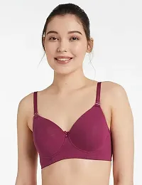 Stylish Multicoloured Cotton Solid Bra For Women Pack of 2-thumb4