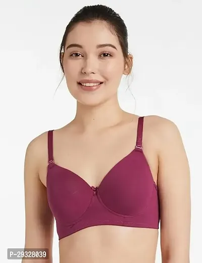 Stylish Multicoloured Cotton Solid Bra For Women Pack of 2-thumb5