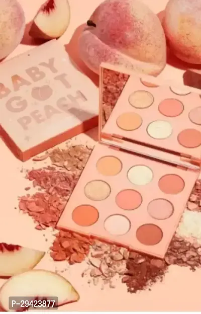 Girl Got Peach Pressed Pigment Powder Nude Theme Eyeshadow Palette, Travel Friendly, Multicolor-thumb4