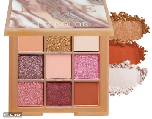 Nude Matte And Shimmer Combo Eye Shadow Palette-thumb0