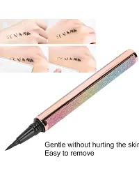 Lack Liquid Eyeliner, Waterproof Eye Liners Long-Lasting Super Slim Makeup Eyeliner Pen Gel-thumb4