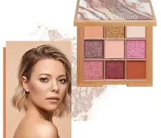 Nude Matte And Shimmer Combo Eye Shadow Palette-thumb1