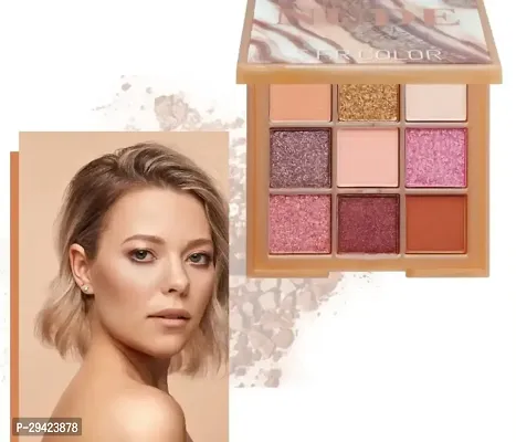 Nude Matte And Shimmer Combo Eye Shadow Palette-thumb2