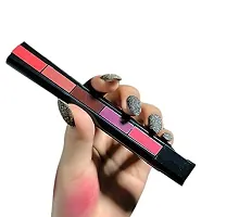 5 in 1 Waterproof Matte Lipstick set makeup cosmetic moisturize long lasting colorful lipstick (5 Shades In 1) (Multi color, 7.5 g)-thumb2