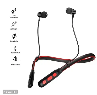 B11 Wireless Bluetooth Neckband Earbud Portable Headset Sports Running Sweatproof Compatible with All Android Smartphones Noise Cancellation.( Multi, colors)