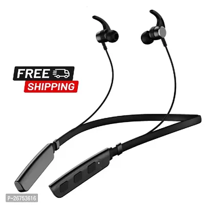 235 Wireless Neckband with Mic Powerful Stereo Sound Quality Bluetooth Headset Bluetooth Headset ( Multi, in The Ear )