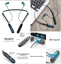 Classy Wireless Bluetooth Neck Band with Mobile Stand-thumb2